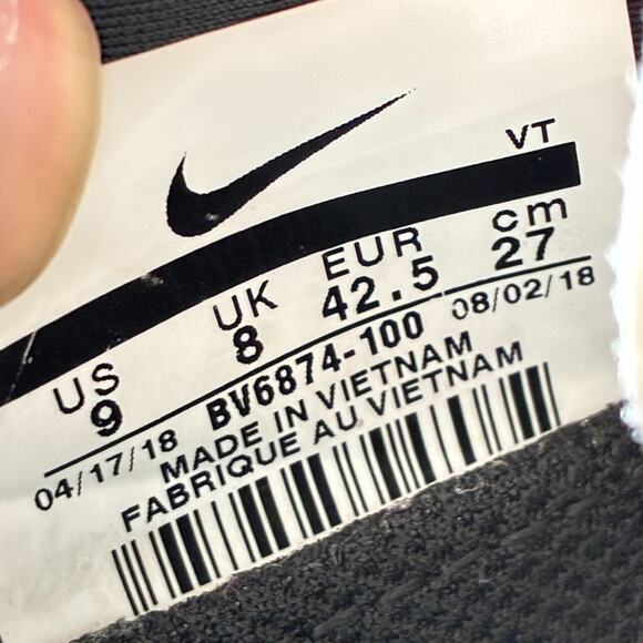 Nike Air VaporMax Run Utility Tropical Twist Running Shoes BV6874-100 Men’s Sz 9 - Picture 10 of 11